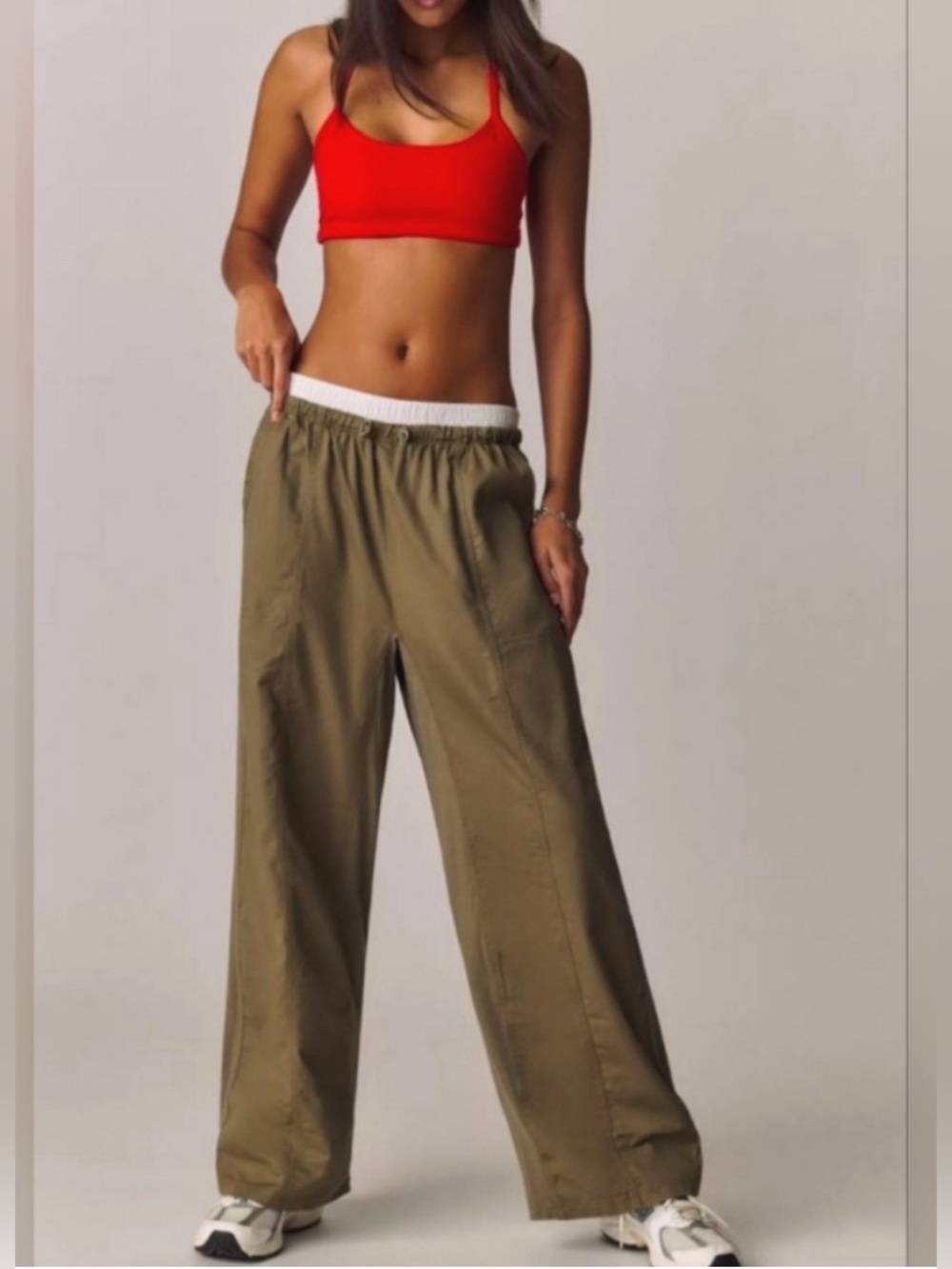 Anthropologie Daily Practice Green Cargo Pants